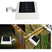 4 LED Solar Powered Fence Gutter Light
