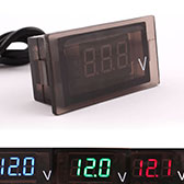 12-24V Waterproof LED Digital Voltmeter