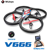WLtoys V666 5.8G FPV RC Quadcopter With HD Camera Monitor