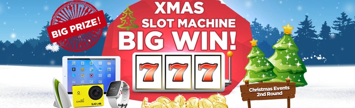 Xmas slot machine BIG WIN!