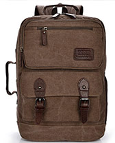 Multifunction Vintage Canvas Backpack Large Capacity
