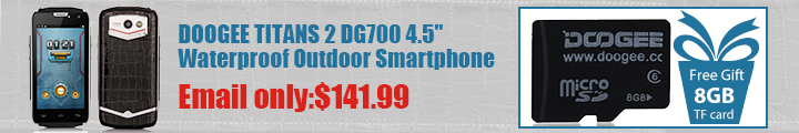 DOOGEE TITANS 2 DG700 4.5 Waterproof Outdoor Smartphone