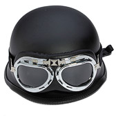Motorcycle Half Helmet with Goggle