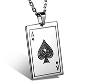 Spades A Poker Pendant