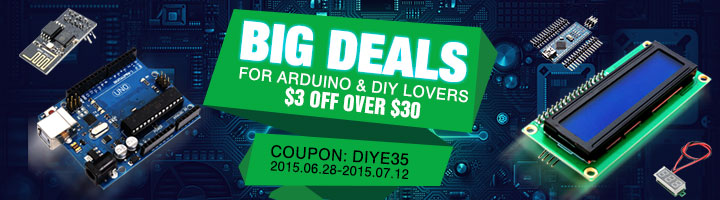 Big deals For arduino & DIY lovers