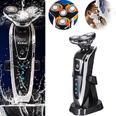 KM-8871 Rotary 4D Washable Electric Shaver