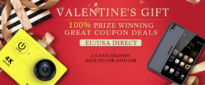 100% Winning Prize for Valentine’s Day!Free Gifts+Great Coupons on EU/USA Direct.