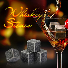 9Pcs Whiskey Stones Rocks Ice Cubes