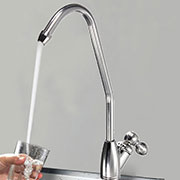 Chrome Finish Faucet Reverse Osmosis Water Filter Tap