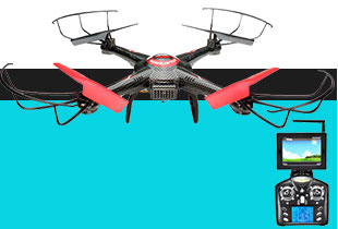 JJRC V686 FPV RC Quadcopter with Camera Monitor