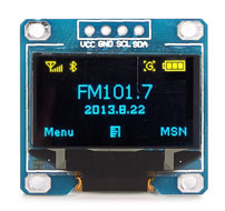 0.96 Inch Blue Yellow IIC/I2C OLED Display Module