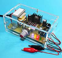 110V DIY LM317 Adjustable Voltage Power Supply Board Kit