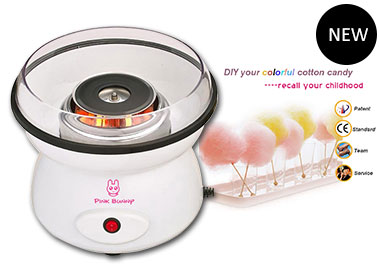 Pink Bunny Cotton Candy Maker Machine