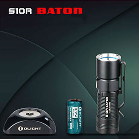 Olight S10R Baton CREE XM-L2 EDC LED Flashligh