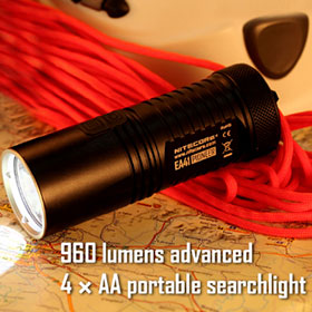Nitecore EA41 CREE XM-L2 T6 LED Flashlight