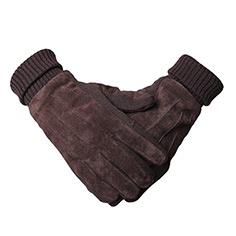 Men's Pigskin Windproof Antifreeze Gloves