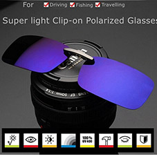 Polarized Clip On Sunglasses Driving Lens