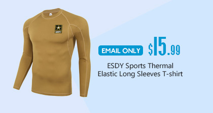 ESDY Sports Thermal Elastic Long Sleeves T-shirt
