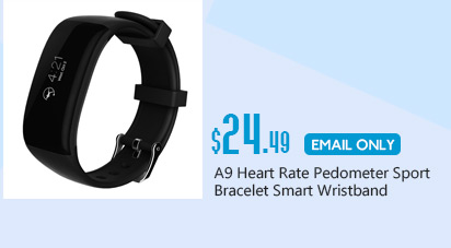 A9 Heart Rate Pedometer Sport Bracelet Watch Bright Colors Wristwatch