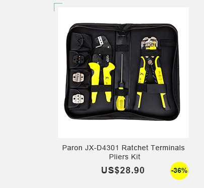Paron JX-D4301 Ratchet Terminals Pliers Kit
