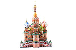 3D пазл всемирно известного символа России