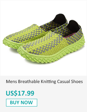 Mens Breathable Knitting Casual Shoes