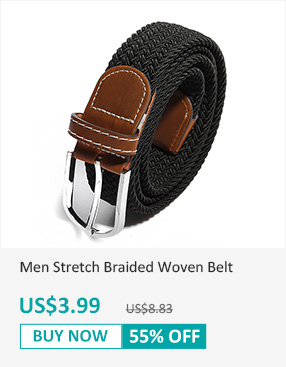 Men Stretch Braided Woven Belt