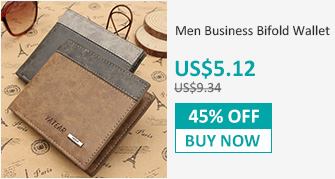 Men Business Bifold Wallet