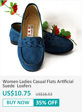 Women Ladies Casual Flats Artificial Suede  Loafers