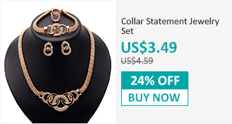 Collar Statement Jewelry Set