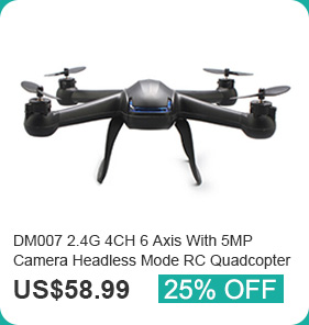 DM007 2.4G 4CH 6 Axis With 5MP Camera Headless Mode RC Quadcopter