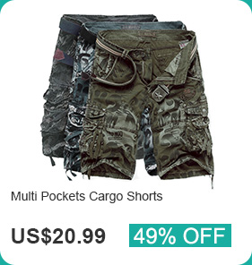 Multi Pockets Cargo Shorts
