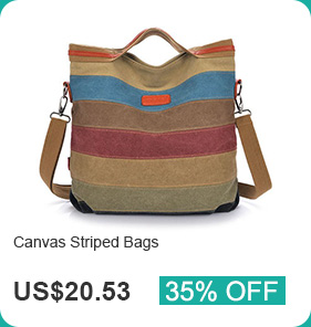 Canvas Striped Bags
