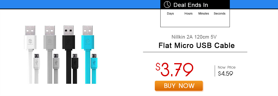 Nillkin 2A 120cm 5V Flat Micro USB Cable