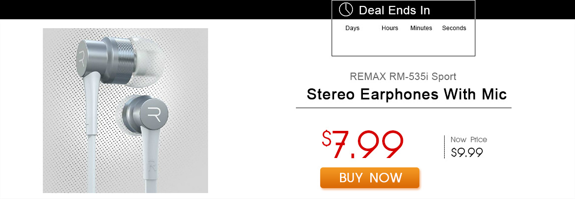 REMAX RM-535i Sport Stereo Earphones With Mic
