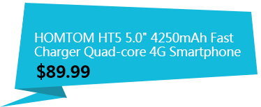 HOMTOM HT3PRO 2.5D 2GB 16GB Quad-Core 4G Smartphone