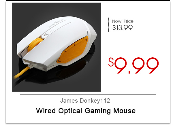 James Donkey112 Wired Optical Gaming Mouse