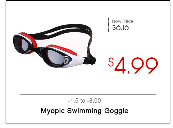 -1.5 to -8.00 Myopic Swimming Goggle