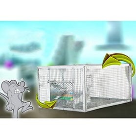 Metal Live Mouse Trap Cage Mice Control Catch