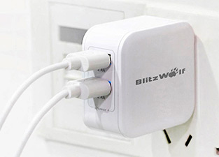 4.8A 24W Dual USB Travel Wall US Charger