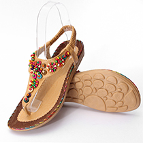 Agate Diamond Beads Sandals