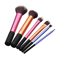 6 PCS Aluminum Handle Makeup Brush Set
