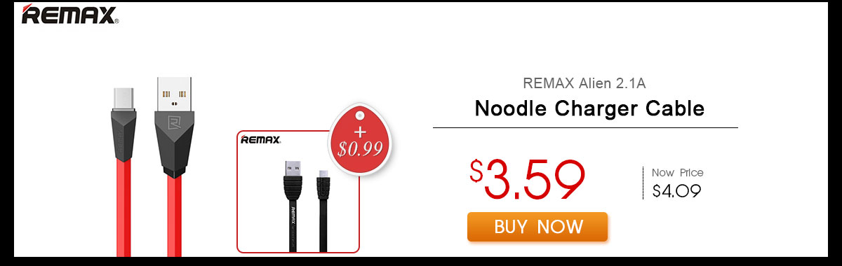 REMAX Alien 2.1A Noodle Charger Cable