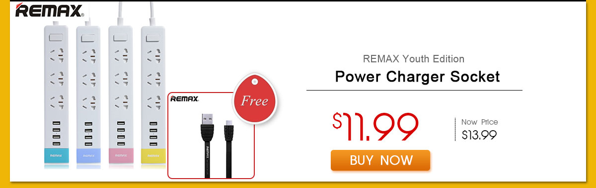 REMAX Youth Edition Power Charger Socket