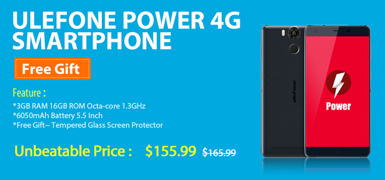 Ulefone Power 4G Smartphone