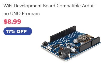 WiFi Development Board Compatible Arduino UNO Program