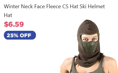 Winter Neck Face Fleece CS Hat Ski Helmet Hat