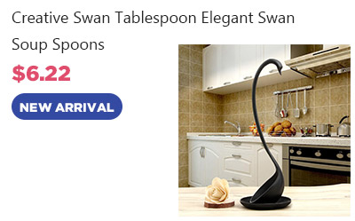 Creative Swan Tablespoon Elegant Swan Soup Spoons