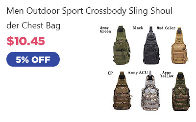Men Outdoor Sport Crossbody Sling Shoulder Chest Bag