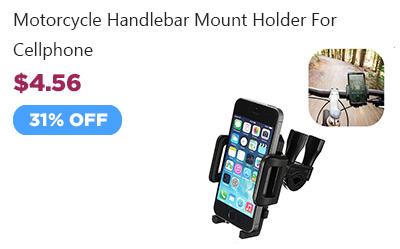 Universal Motorcycle MTB Bicycle Handlebar Mount Holder For Cellphone
